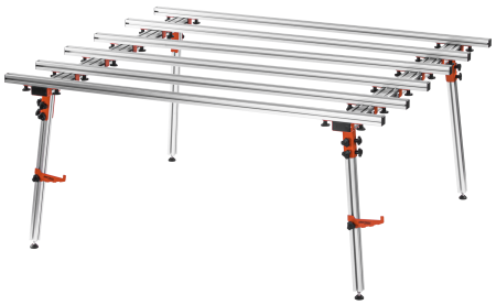 Masa profesionala pentru prelucrare gresie cu 4 picioare, 250 kg, 180 x 150 x 80cm (KD11984) [13]