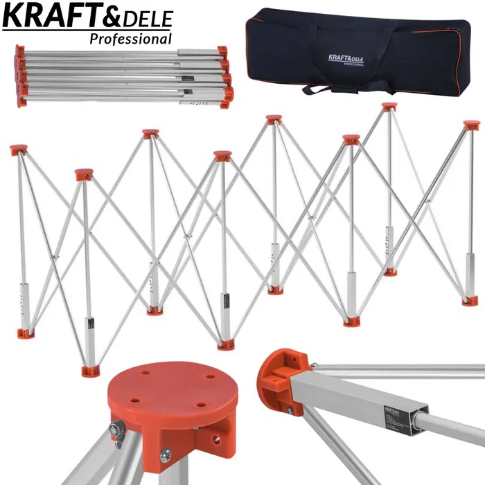 Produse noi (necategorizate) - Masa profesionala pentru prelucrare gresie cu 8 picioare, 170 x 60 x 75 cm, 800Kg (KD119800)