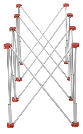 Masa profesionala pentru prelucrare gresie cu 8 picioare, 170 x 60 x 75 cm, 800Kg (KD119800) [7]