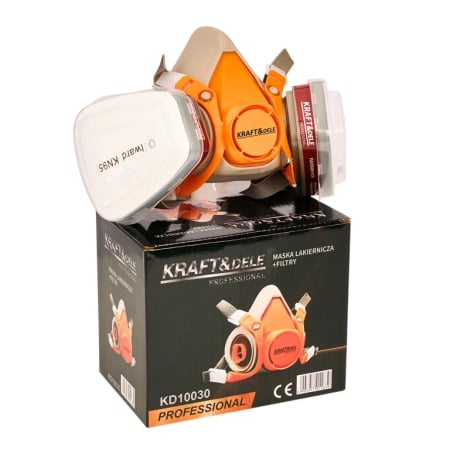 Masca protectie vopsit cu filtru praf vapori vopsea (KD10030) [13]