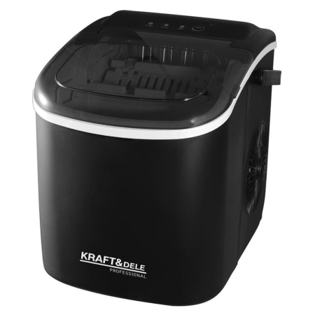 Masina aparat de facut gheata, 28x11.5x0 cm 220V 1.2 Litri, Economica, agent frigorific modern R600A, Negru (KD4124) [9]