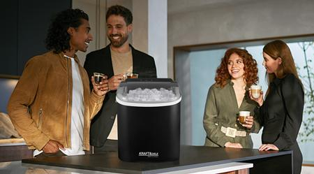 Masina aparat de facut gheata, 28x11.5x0 cm 220V 1.2 Litri, Economica, agent frigorific modern R600A, Negru (KD4124) [14]