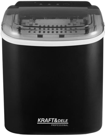 Masina aparat de facut gheata, 28x11.5x0 cm 220V 1.2 Litri, Economica, agent frigorific modern R600A, Negru (KD4124) [15]