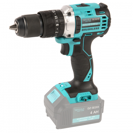 Aparat de mana - Masina Aparat de gaurit insurubat Bormasina 18V fara perii 45Nm pe baterie acumulator (DZ-SE181)
