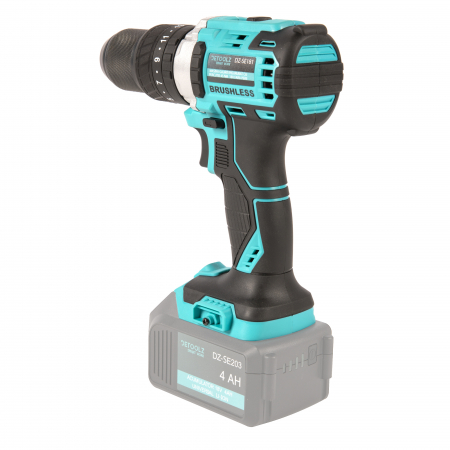 Masina Aparat de gaurit insurubat Bormasina 18V fara perii 45Nm pe baterie acumulator (DZ-SE181) [7]