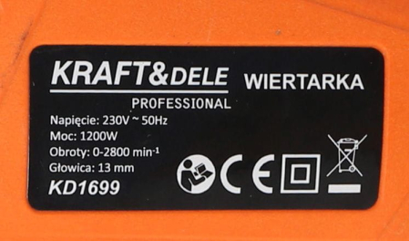 Masina Aparat de gaurit insurubat Bormasina Autofiletanta 1200W (KD1699) [5]