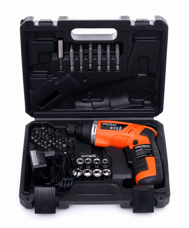Masina, Aparat de gaurit, insurubat, Bormasina Autofiletanta cu baterii acumulator 1300mAh + accesorii (KD1577) [1]