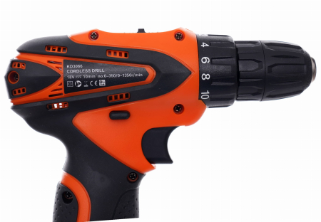 Masina, Aparat de gaurit, insurubat, Bormasina Autofiletanta cu baterii acumulator 18V 1.3Ah (KD3066) [10]