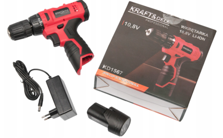 Aparat de mana - Masina, Aparat de gaurit, insurubat, Bormasina Autofiletanta pe baterii acumulator 10,8V Li-Ion(KD1567)