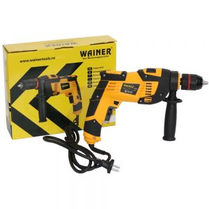 Masina, Aparat de gaurit, insurubat, Bormasina cu percutie, Autofiletanta 1200W (ED1) [2]