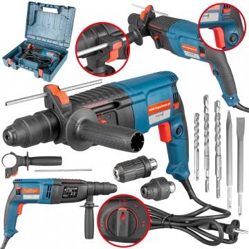 Aparat de mana - Masina, aparat de gaurit, insurubat, bormasina cu percutie cu fir 2500W (RH2625)