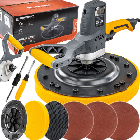 Scule electrice - Masina aparat de slefuit pereti 1100w 370mm slefuitor drisca burete PM1319 (PM-ZDT-1100M)