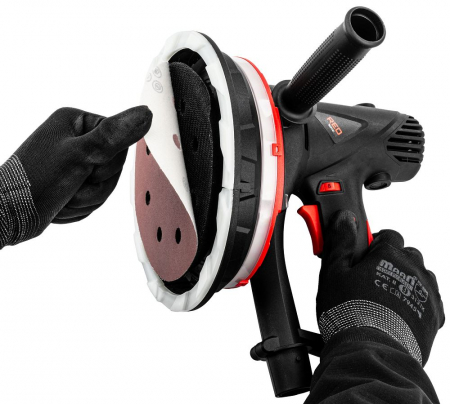 Masina aparat de slefuitor pereti tavan rigips glet 1800W 180mm aspirare LED (RTSDG0135) [2]