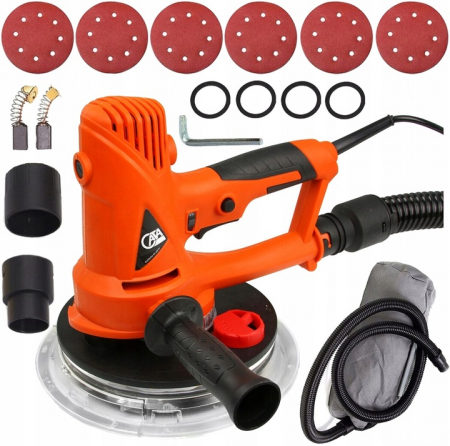 Masina aparat de slefuitor pereti tavan rigips glet 2300W 180mm aspirare LED (M90201) [0]