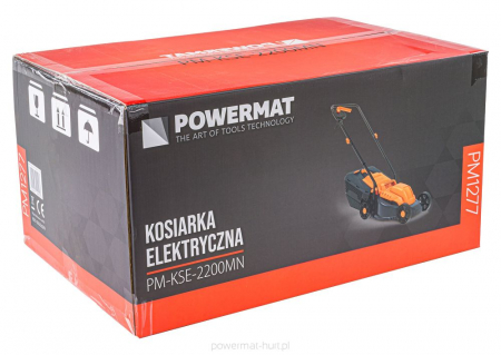 Masina aparat electrica de tuns iarba gazon 2200W 32cm (PM-KSE-2200MN) [1]