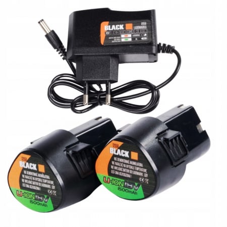 Masina Aparat gaurit insurubat filetanta acumulator 18V 2 baterii + accesorii (12056-N) [2]