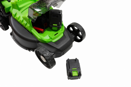 Masina aparat pe baterii 20V 4000mAh de tuns iarba gazon 32cm (KD5420) [4]