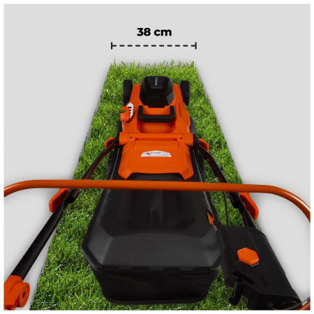 Masina aparat pe baterii acumulator 40V 2x20V 6Ah de tuns iarba gazon 38cm (KD5411) [43]