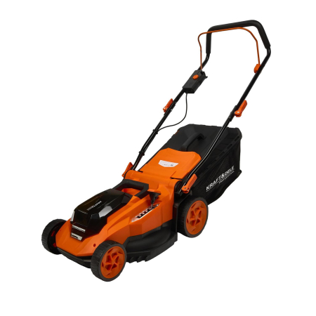 Masina aparat pe baterii acumulator 40V 2x20V 6Ah de tuns iarba gazon 38cm (KD5411) [3]