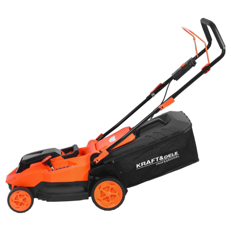 Masina aparat pe baterii acumulator 40V 2X20V 6Ah de tuns iarba gazon 43cm (KD5412) [3]