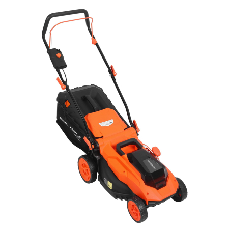 Masina aparat pe baterii acumulator 40V 2X20V 6Ah de tuns iarba gazon 43cm (KD5412) [6]