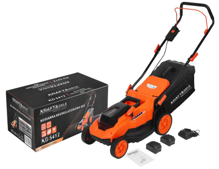 Altele - Masina aparat pe baterii acumulator 40V 2X20V 6Ah de tuns iarba gazon 43cm (KD5412)