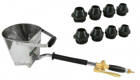 Aparate tencuit - Masina aparat pneumatic tencuit pereti + 8 duze 7 11mm (S10523)