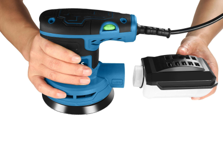 Masina Aparat slefuit electric 1300W excentric 125mm cu aspirare slefuitor (WDS-2502) [11]