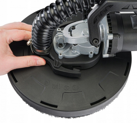 Masina, aparat slefuit pereti 1500W 2 in 1 225mm cu aspirare extensibil girafa cu lumina LED (RTSDG0085) [17]