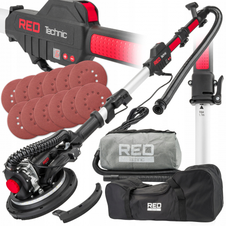 Masina, aparat slefuit pereti 1550W 225mm aspirare extensibil girafa LED (RTSDG0019) [0]