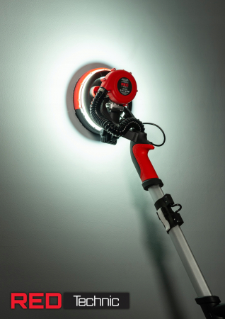 Masina, aparat slefuit pereti 2000W 225mm cu aspirare extensibil girafa cu lumina LED (RTSDG0108) [14]