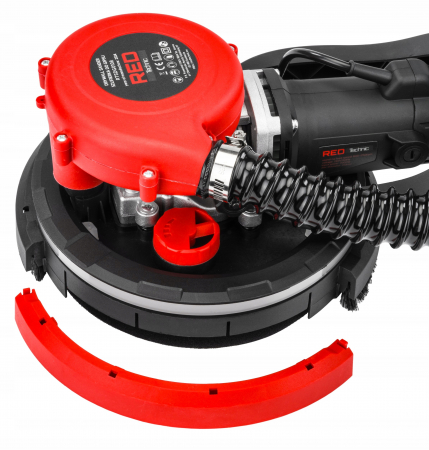 Masina, aparat slefuit pereti 2000W 225mm cu aspirare extensibil girafa cu lumina LED (RTSDG0108) [6]