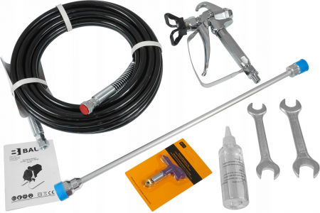 Masina aparat statie vopsit zugravit 1100W pompa vopsea var lac lavabil (B4900) [6]