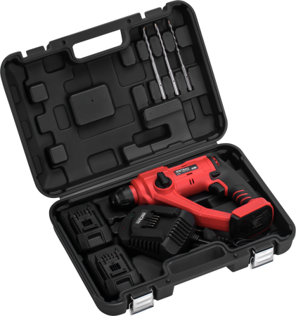 Masina ciocan de gaurit cu percutie rotopercutor 21V, 2J, 2 x 4Ah, SDS valiza (KD3196) [1]