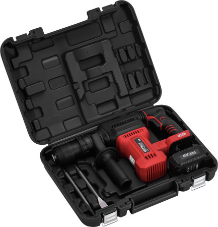 Masina ciocan de gaurit cu percutie rotopercutor 21V, 7.5J, 2 x 4Ah, SDS valiza (KD3193) [4]