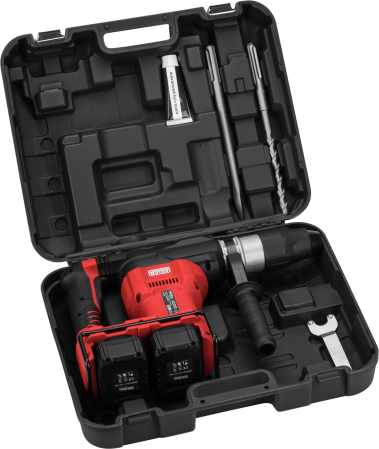 Masina ciocan de gaurit cu percutie rotopercutor 42V, 10J, 2 x 4Ah, SDS valiza (KD3192) [4]