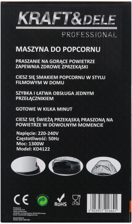 Masina de facut popcorn, 1300 W, (KD4122) [14]