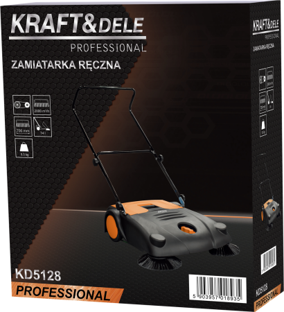 Masina de maturat manuala tip impingere 700mm cu rezervor 14L (KD5128) [24]