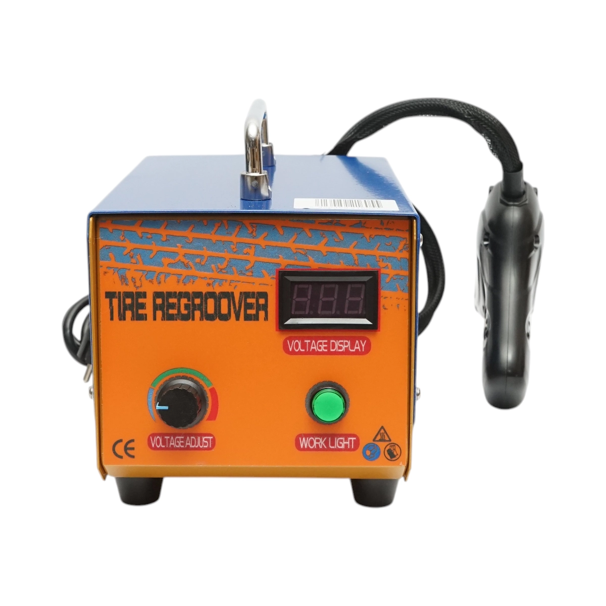 Masina de recanelare anvelope portabila 1000W, 220V cu afisaj digital, reglaj tensiune, 20 lame U si V incluse DISRT09 (BK87095) [1]