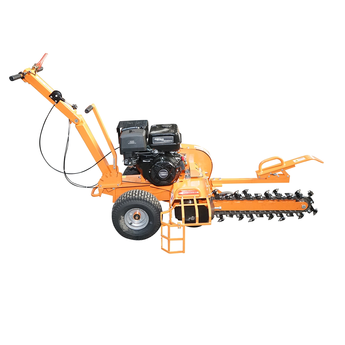 Diverse gradinarit - Masina de sapat santuri 15 CP latime de lucru 100mm adancime 600mm (98TH059)