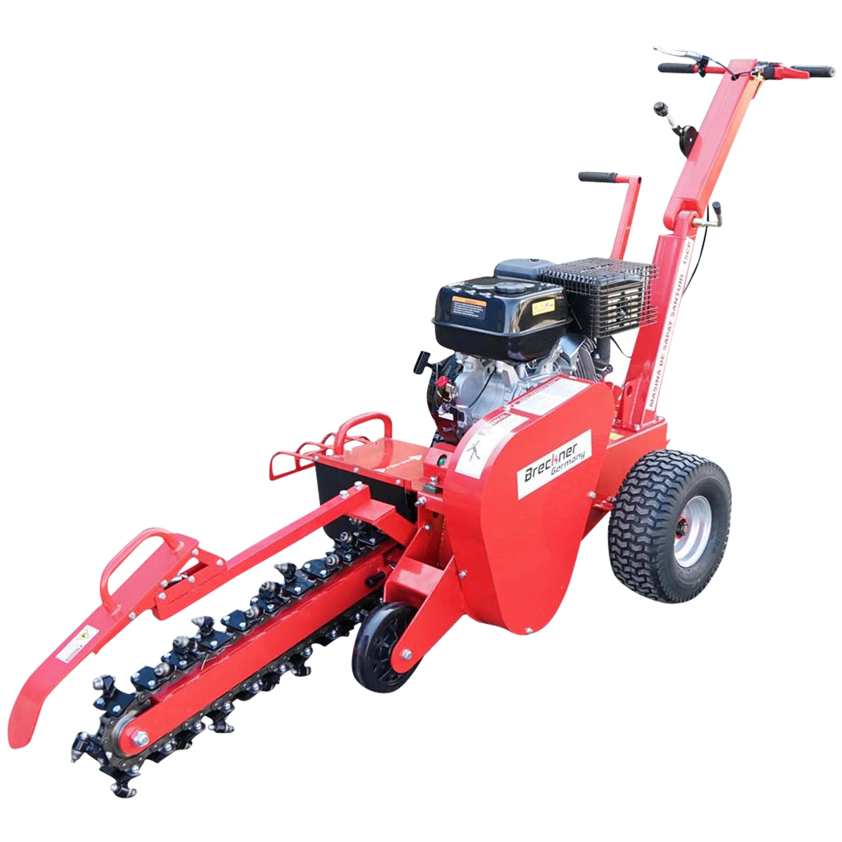 Diverse gradinarit - Masina de sapat santuri 15 CP latime de lucru 100mm adancime 600mm DISDV39 (BK98059)