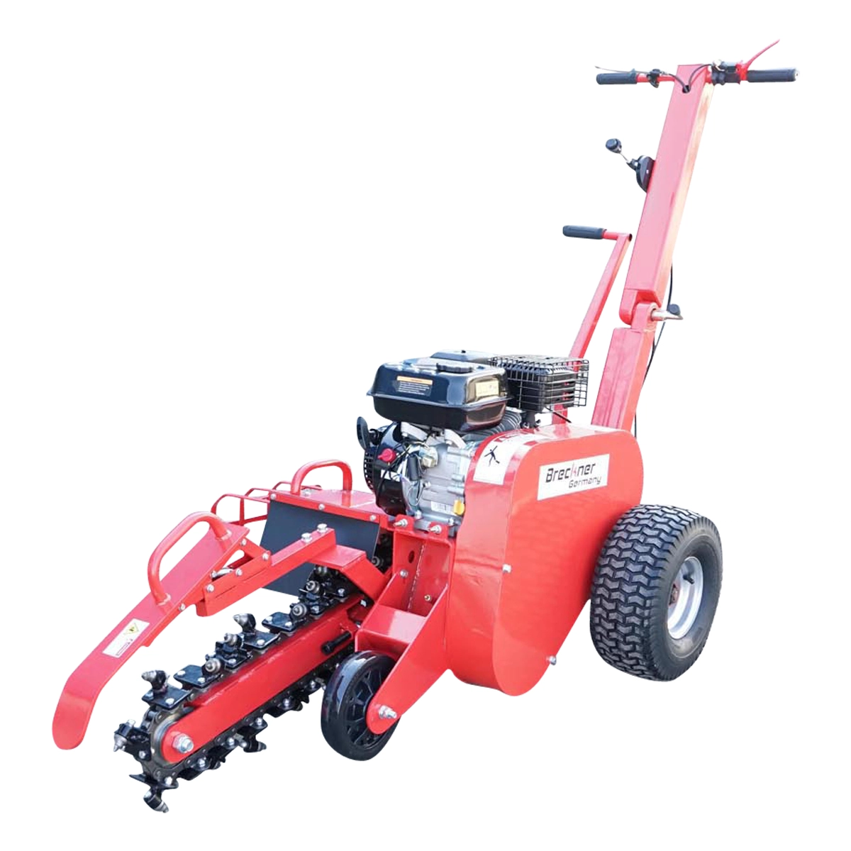 Diverse gradinarit - Masina de sapat santuri 7 CP latime de lucru 100mm adancime 450mm DISDV38 (BK98058)