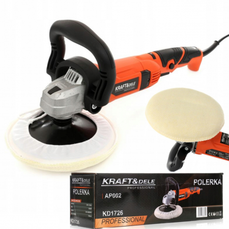 Aparate de slefuit - Masina de slefuit polisat lustruit auto 2600W 180mm + accesorii (KD1726)