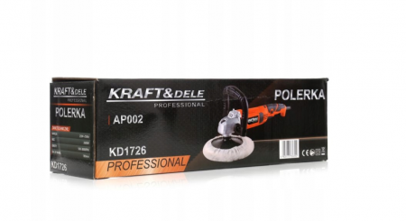 Masina de slefuit polisat lustruit auto 2600W 180mm + accesorii (KD1726) [4]