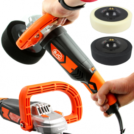 Masina de slefuit polisat lustruit auto 2600W 180mm + bureti + accesorii (M80493) [0]