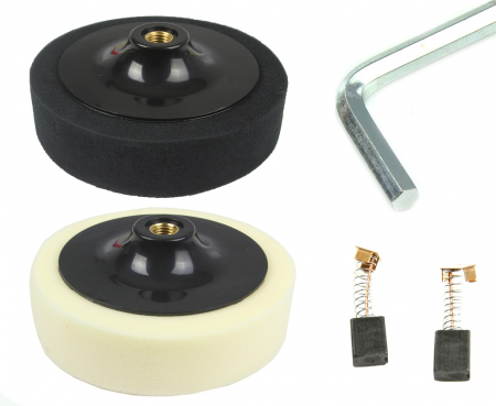 Masina de slefuit polisat lustruit auto 2600W 180mm + bureti + accesorii (M80493) [9]