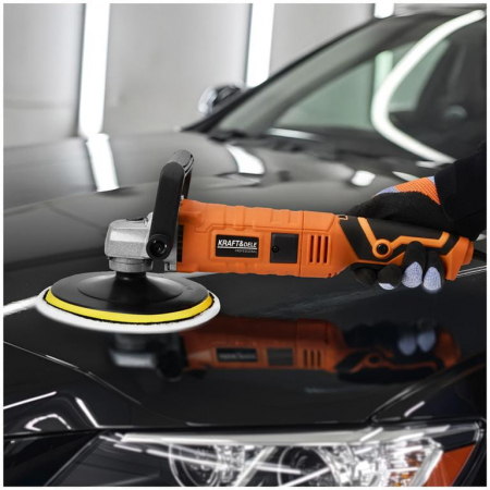 Masina de slefuit polisat lustruit auto 2650W 180mm + bureti + accesorii (KD3078) [30]