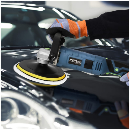 Masina de slefuit polisat lustruit auto 2650W 180mm + bureti + accesorii (KD3079) [26]