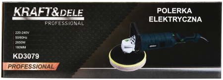 Masina de slefuit polisat lustruit auto 2650W 180mm + bureti + accesorii (KD3079) [28]