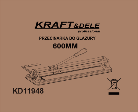 Masina de taiat gresie si faianta 600 mm, taiere 10 mm (KD11948) [11]